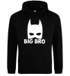 Мужская толстовка (худи) Big bro batman Черный фото
