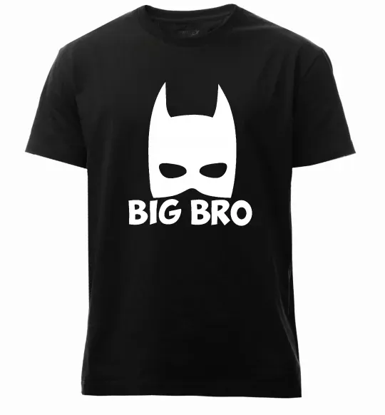 Чоловіча преміум футболка Big bro batman Чорний фото