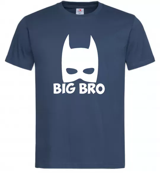 Мужская футболка Big bro batman Темно-синий фото