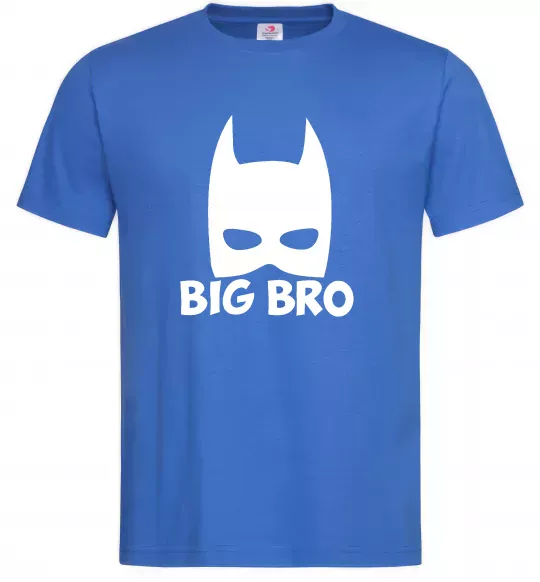 Мужская футболка Big bro batman Ярко-синий фото