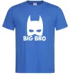 Мужская футболка Big bro batman Ярко-синий фото