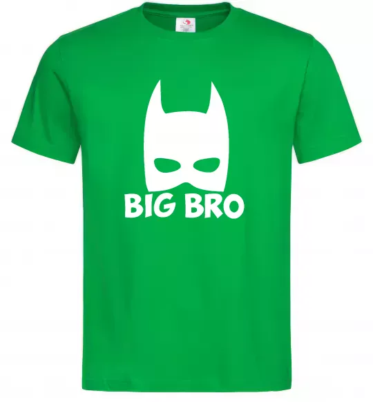 Мужская футболка Big bro batman Зеленый фото