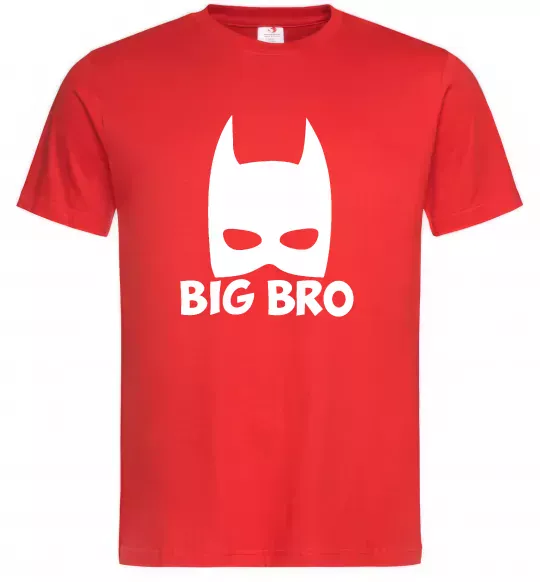 Мужская футболка Big bro batman Красный фото