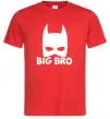 Мужская футболка Big bro batman Красный фото