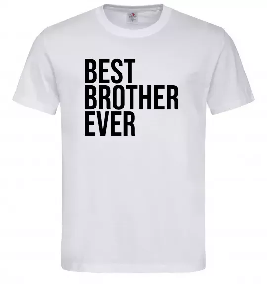 Мужская футболка Best brother ever Белый фото