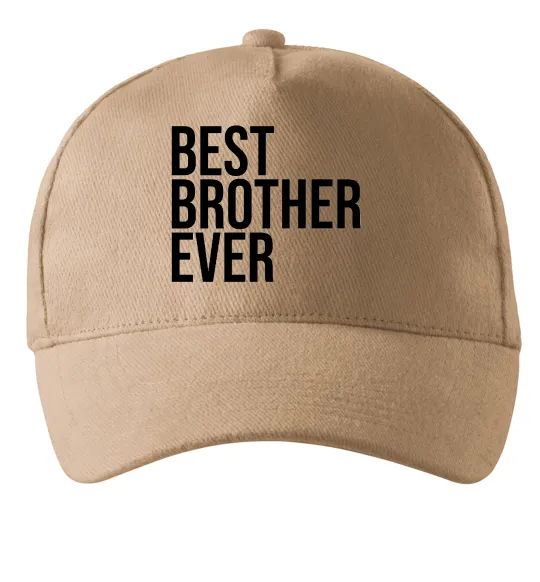 Кепка Best brother ever Песочный фото