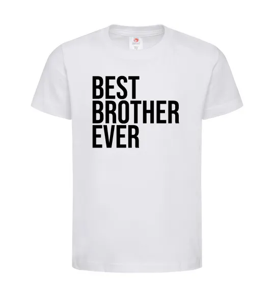 Дитяча футболка Best brother ever Білий фото