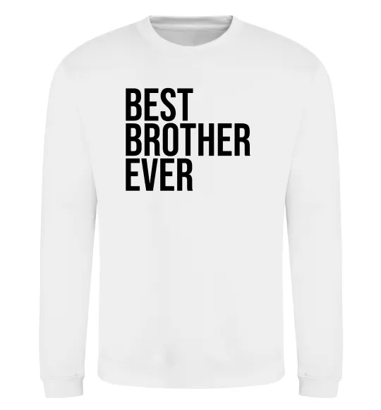 Світшот Best brother ever Білий фото