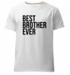 Чоловіча преміум футболка Best brother ever Білий фото