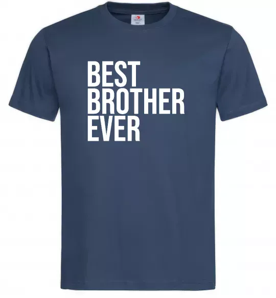 Мужская футболка Best brother ever Темно-синий фото