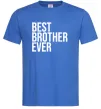 Мужская футболка Best brother ever Ярко-синий фото