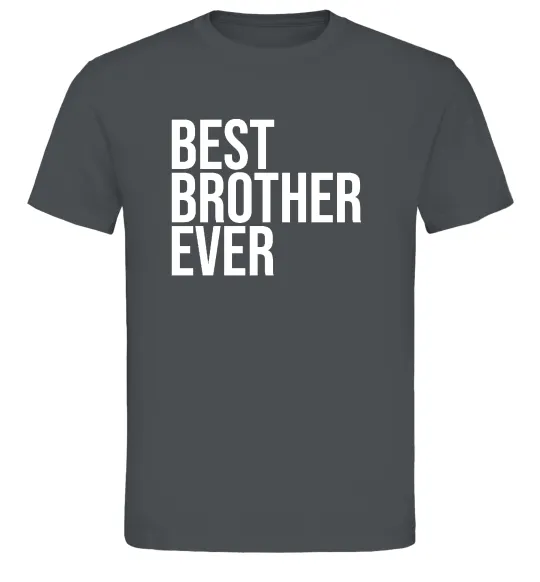 Мужская футболка Best brother ever Графит фото