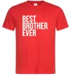 Мужская футболка Best brother ever Красный фото