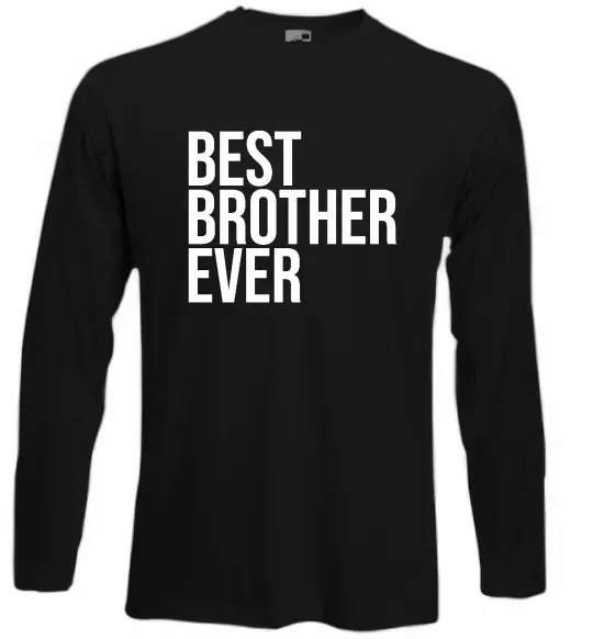 Лонгслів Best brother ever Чорний фото