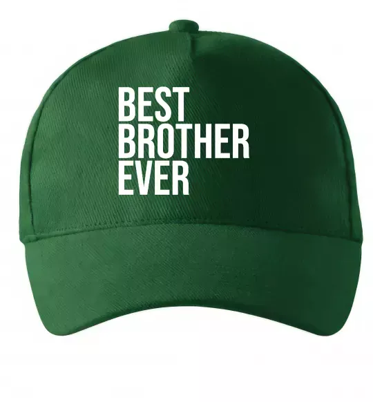 Кепка Best brother ever Темно-зеленый фото