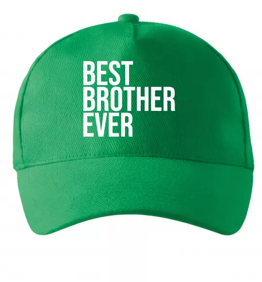 Кепка Best brother ever Зеленый фото