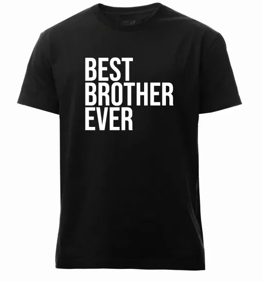 Чоловіча преміум футболка Best brother ever Чорний фото