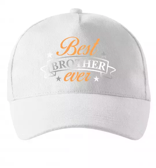 Кепка Best brother ever срібна плівка Белый фото