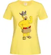 Жіноча футболка Гомер вікінг Лимонний фото