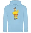 Мужская толстовка (худи) Гомер вікінг Голубой фото