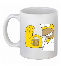 Чашка керамическая Гомер з пивом