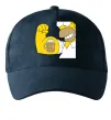 Кепка Гомер з пивом Темно-синій фото