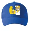Кепка Гомер з пивом Яскраво-синій фото