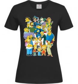 Жіноча футболка Сімпсони мешканці міста