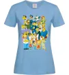 Жіноча футболка Сімпсони мешканці міста Блакитний фото