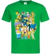 Чоловіча футболка Сімпсони мешканці міста Зелений фото