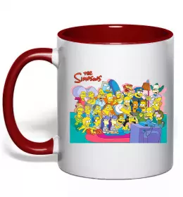 Чашка с цветной ручкой