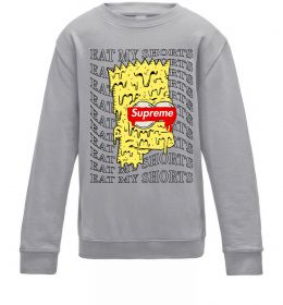 Детский Свитшот Bart Simpson Eat my shorts Детский Свитшот Bart Simpson Eat my shorts