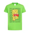 Детская футболка Bart Simpson Eat my shorts Лаймовый фото