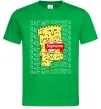 Мужская футболка Bart Simpson Eat my shorts Зеленый фото