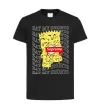Детская футболка Bart Simpson Eat my shorts Черный фото