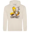 Мужская толстовка (худи) Simpson coffee Таш фото