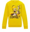 Детский Свитшот Simpson coffee Солнечно желтый фото