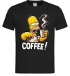 Мужская футболка Simpson coffee Черный Мужская футболка Simpson coffee Черный фото