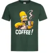 Мужская футболка Simpson coffee Темно-зеленый Мужская футболка Simpson coffee Темно-зеленый фото