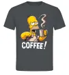 Мужская футболка Simpson coffee Графит Мужская футболка Simpson coffee Графит фото