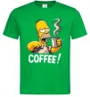 Мужская футболка Simpson coffee Зеленый Мужская футболка Simpson coffee Зеленый фото