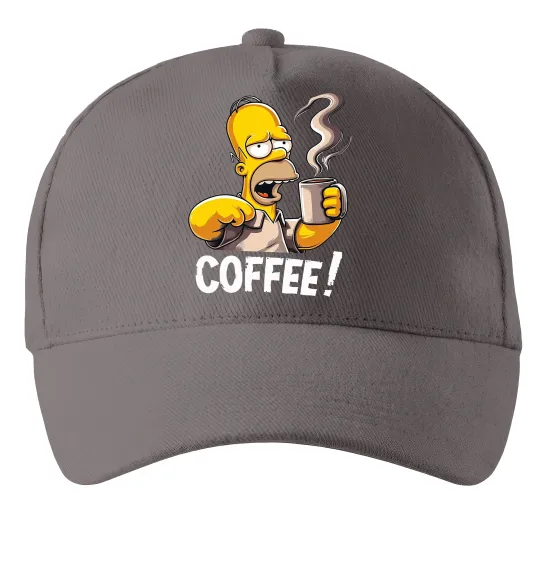 Кепка Simpson coffee Серый фото