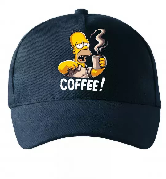 Кепка Simpson coffee Темно-синий фото