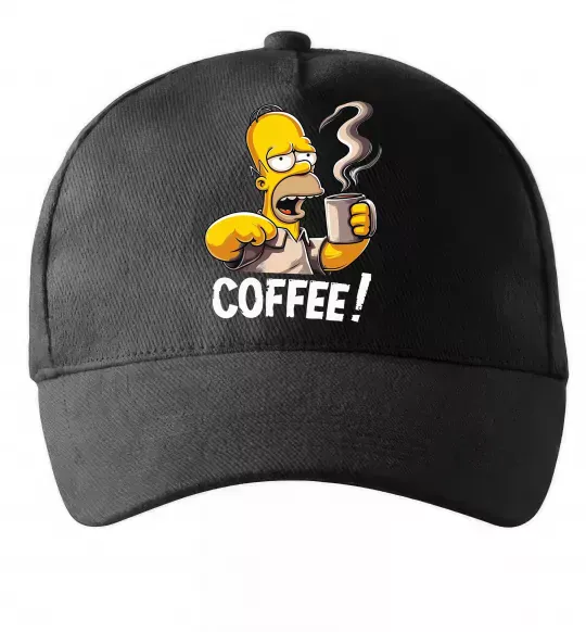 Кепка Simpson coffee Черный фото
