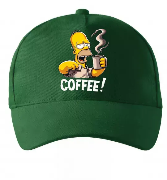 Кепка Simpson coffee Темно-зеленый фото