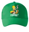 Кепка Simpson coffee Зеленый фото