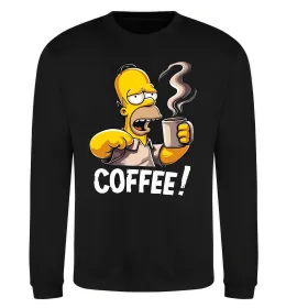Світшот Simpson coffee Чорний фото