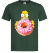 Чоловіча футболка Simpsons donut Темно-зелений фото