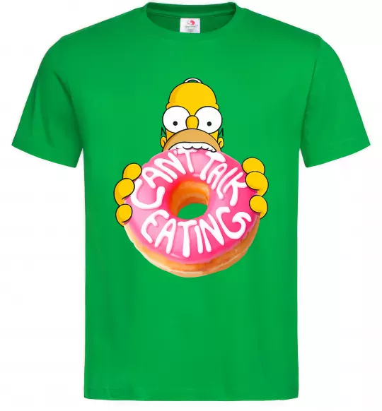Чоловіча футболка Simpsons donut Зелений фото
