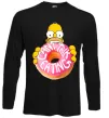 Лонгслив Simpsons donut Черный фото